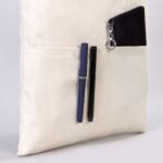 Gabardine Fabric Bag - With Pockets (Customizable) - istecanta.com