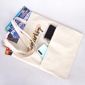 Gabardine Fabric Bag - Pocketed (Customizable)