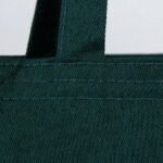 Gabardine Fabric Bag Green 35x40 cm - istecanta.com