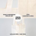 Gabardine Fabric Bag 35x40 cm (Customizable) - istecanta.com