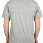 Basic T-shirt Gri- Baskılı - istecanta.com