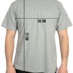 Basic T-shirt Gri- Baskılı - istecanta.com