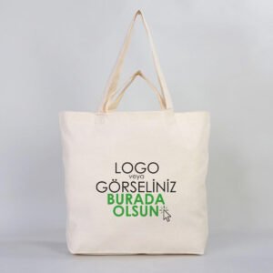Plain Canvas Shopping - Market Bag 48x41x10 cm (Customizable)