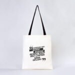 Canvas Tote Bag Black Handle 35x40 cm (Customizable) - istecanta.com