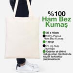 Canvas Tote Bag 35x40 cm (Customizable) - istecanta.com