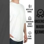 Oversize Bisiklet Yaka Tişört Beyaz (Özelleştirilebilir)