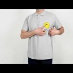 Polo Yaka Beyaz Tişört - Dijital Baskılı