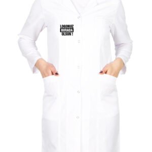 Baskılı Doktor - Laboratuvar Önlüğü Beyaz (Özelleştirilebilir)