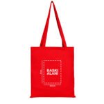 Gabardine Fabric Bag Red 35x40 cm (Customizable) - istecanta.com