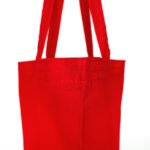 Canvas Tote Bag 35x40 cm Red Color (Customizable) - istecanta.com