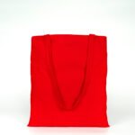 Canvas Bag 35x40 cm Red Color (Customizable) - istecanta.com