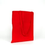 Canvas Bag 35x40 cm Red Color (Customizable) - istecanta.com