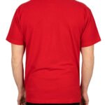 Polo Yaka Kırmızı Tişört - Dijital Baskılı - istecanta.com