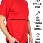 Baskılı Promosyon Tişört Kırmızı Renk - istecanta.com
