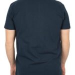 Polo Yaka Lacivert Tişört - Baskılı - istecanta.com