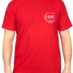 Basic T-shirt Kırmızı - Baskılı - istecanta.com