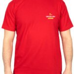 Basic T-shirt Kırmızı - Baskılı - istecanta.com