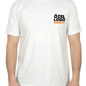 Basic T-shirt Beyaz - Baskılı (Özelleştirilebilir)