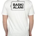 Basic T-shirt Beyaz - Baskılı (Özelleştirilebilir) - istecanta.com