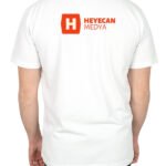 Polo Yaka Beyaz Tişört - Dijital Baskılı - istecanta.com