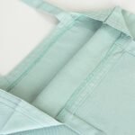 Gabardine Fabric Bag Mint Green 35x40 cm - istecanta.com