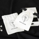 Jewelry Gift Bag - Black String - 10x13cm (Customizable) - istecanta.com