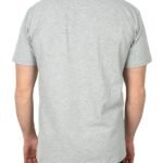 Polo Yaka Gri Tişört - Baskılı - istecanta.com