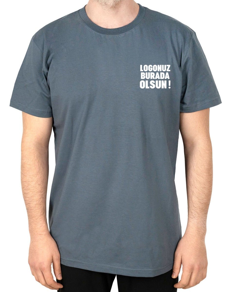 Premium Tişört Gri (Özelleştirilebilir) - istecanta.com