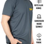 Premium Tişört Gri (Özelleştirilebilir) - istecanta.com