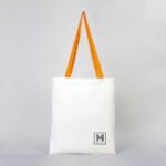 Canvas Tote Bag Mustard Handle 35x40 cm (Customizable) - istecanta.com