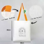 Canvas Tote Bag Mustard Handle 35x40 cm (Customizable) - istecanta.com