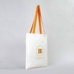 Canvas Tote Bag Mustard Handle 35x40 cm (Customizable) - istecanta.com