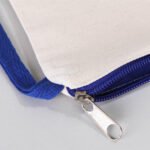 Clutch 21x15 cm Blue Zipper Bag (Customizable) - istecanta.com