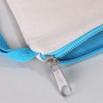 Clutch 21x15 cm Turquoise Zipper (Customizable) - istecanta.com