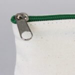Clutch 21x15 cm Green Zipper (Customizable) - istecanta.com