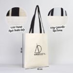 Rips Handle Bag 35x40cm Black (Customizable) - istecanta.com