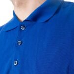 Polo Yaka Mavi Tişört - Dijital Baskılı - istecanta.com