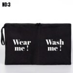 Dirty - Clean Zippered Travel Bag, Black, 45x27 cm, Organizer Bag, Laundry Bag (Customizable) - istecanta.com