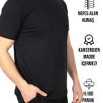 Basic T-shirt Siyah - Baskılı (Özelleştirilebilir) - istecanta.com