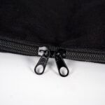 Dirty - Clean Zippered Travel Bag, Black, 45x27 cm, Organizer Bag, Laundry Bag (Customizable) - istecanta.com