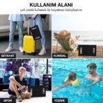 Dirty - Clean Zippered Travel Bag, Black, 45x27 cm, Organizer Bag, Laundry Bag (Customizable) - istecanta.com