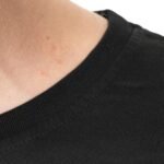 Oversize Bisiklet Yaka Tişört Siyah (Özelleştirilebilir) - istecanta.com