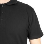 Polo Yaka Siyah Tişört - Dijital Baskılı - istecanta.com