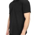 Polo Yaka Siyah Tişört - Dijital Baskılı - istecanta.com