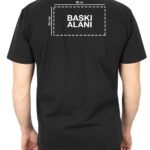 Polo Yaka Siyah Tişört - Dijital Baskılı - istecanta.com