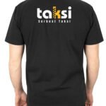 Polo Yaka Siyah Tişört - Dijital Baskılı - istecanta.com