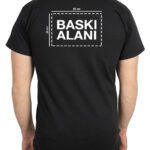 Baskılı Promosyon Tişört Siyah Renk - istecanta.com