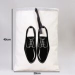 Black Tote Bag with Ribbon - 30x40 cm (Customizable) - istecanta.com
