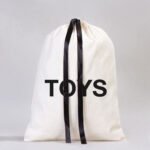 Black Tote Bag with Ribbon - 30x40 cm (Customizable) - istecanta.com
