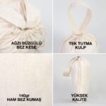 Canvas Bag (15.5 x 20 cm) Single Handle Short Strap (Customizable) - istecanta.com